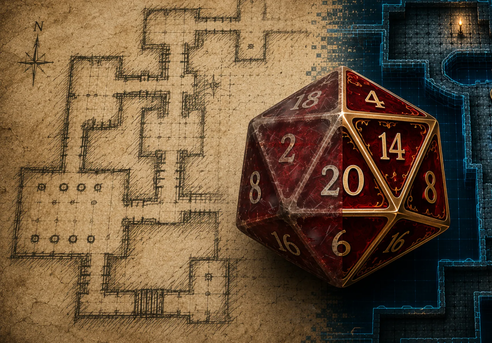 Cover art for Dice Across the Decades